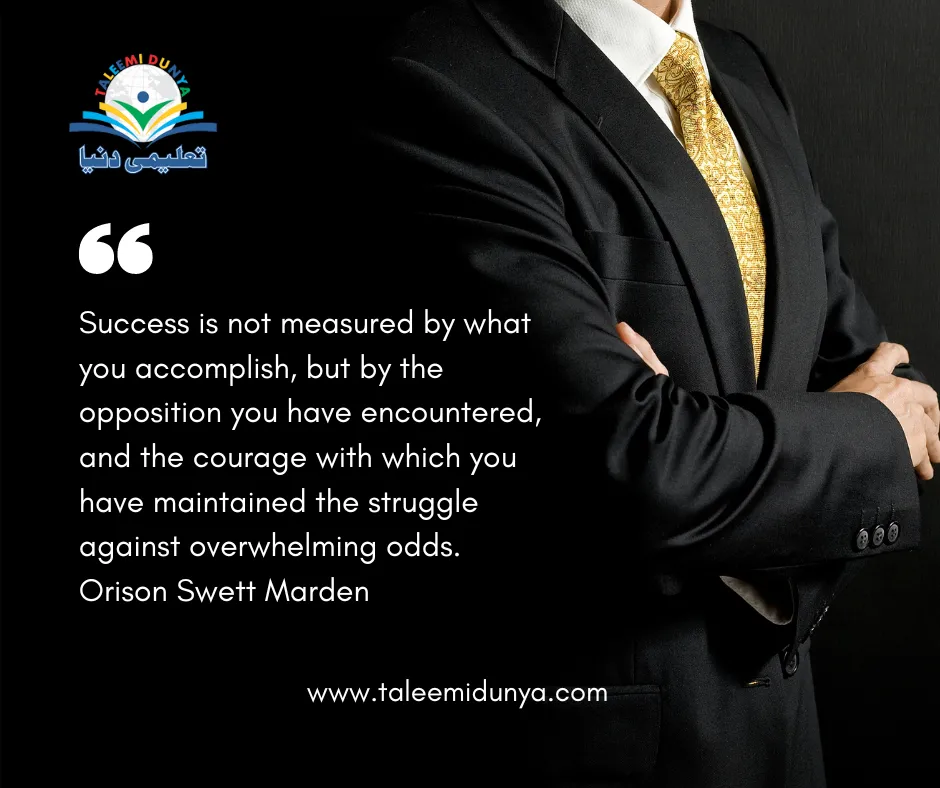 Success is not measured by what you accomplish